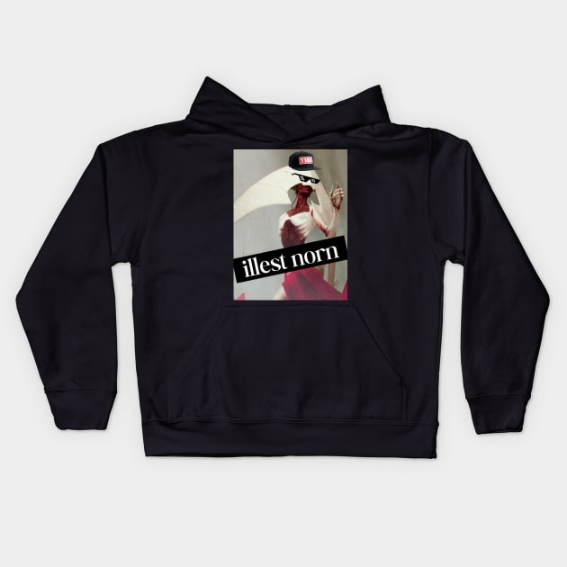 illest norn - Elesh Norn Kids Hoodie by CursedClothier